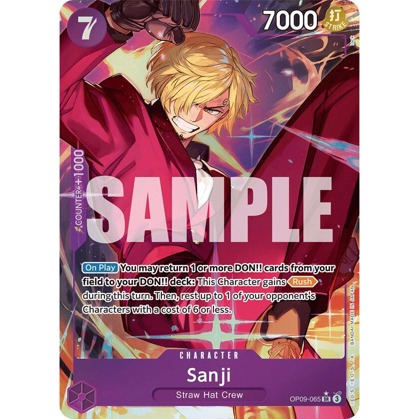 OPCG [OP09-065 SR] Sanji (Alternate Art)