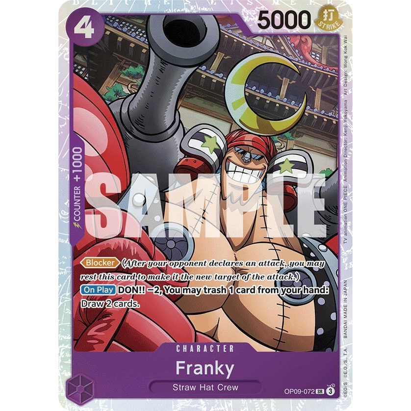 OPCG [OP09-072 SR] Franky