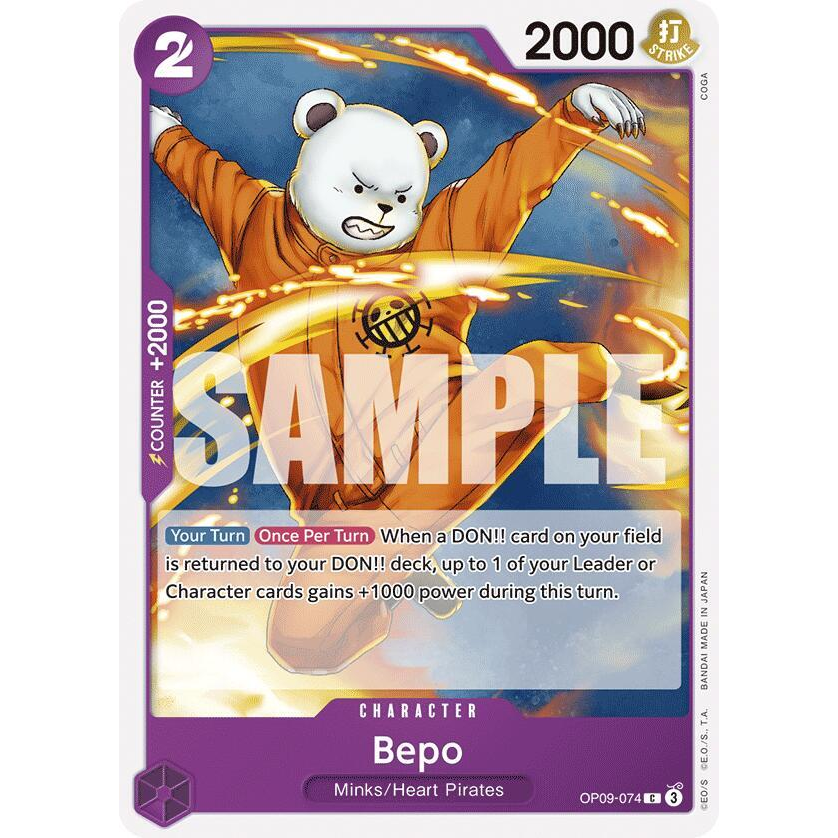 OPCG [OP09-074 C] Bepo