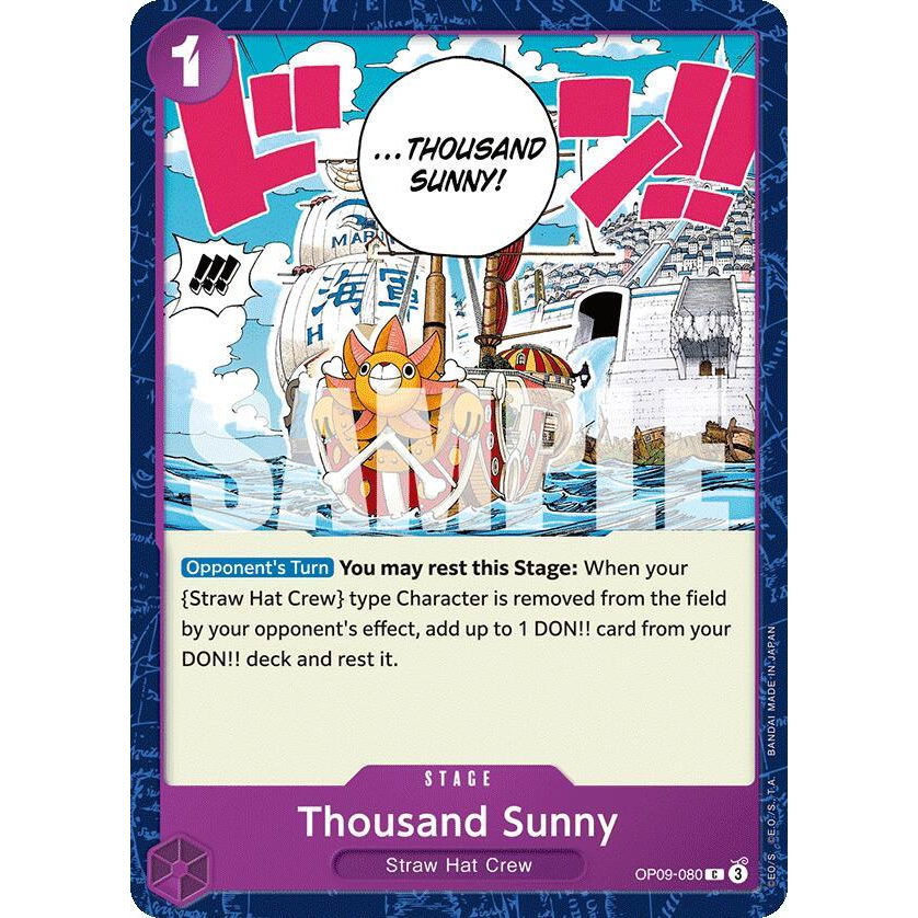 OPCG [OP09-080 C] Thousand Sunny