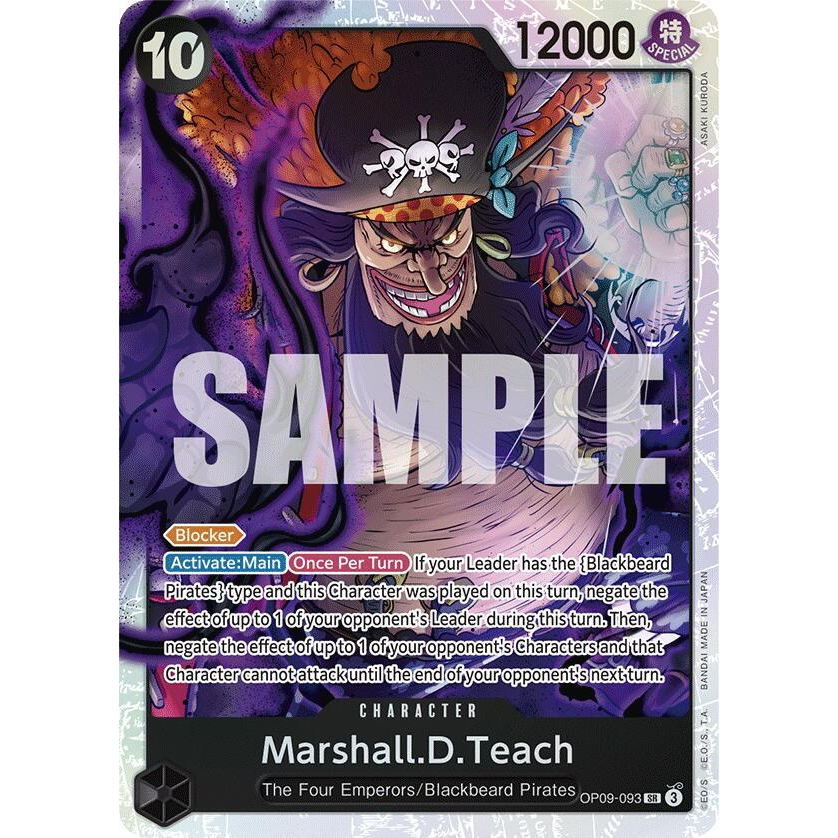OPCG [OP09-093 SR] Marshall.D.Teach