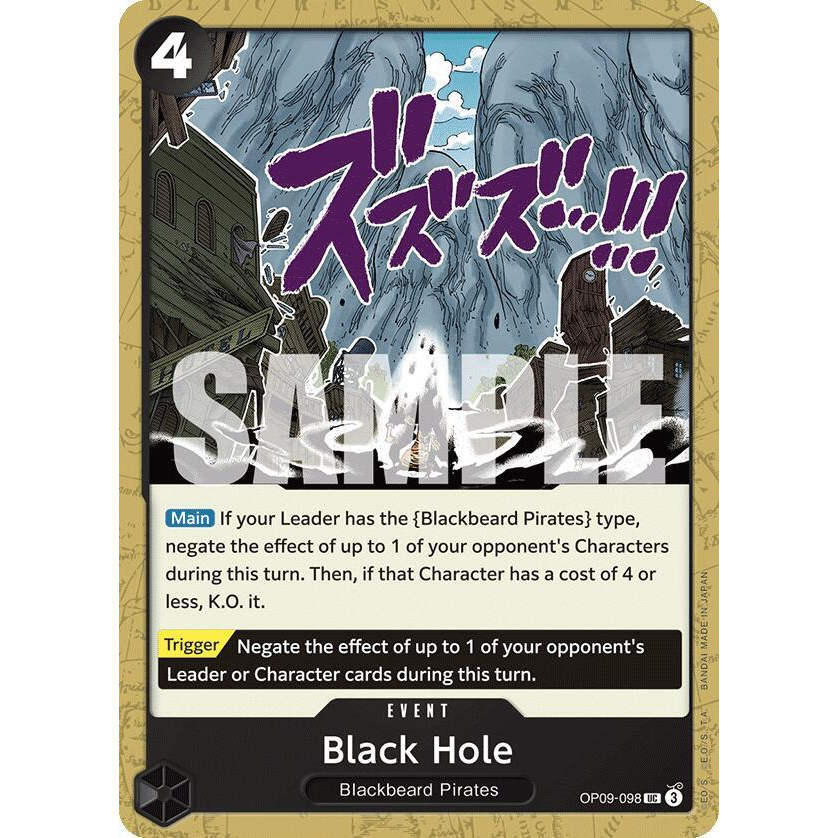 OPCG [OP09-098 UC] Black Hole