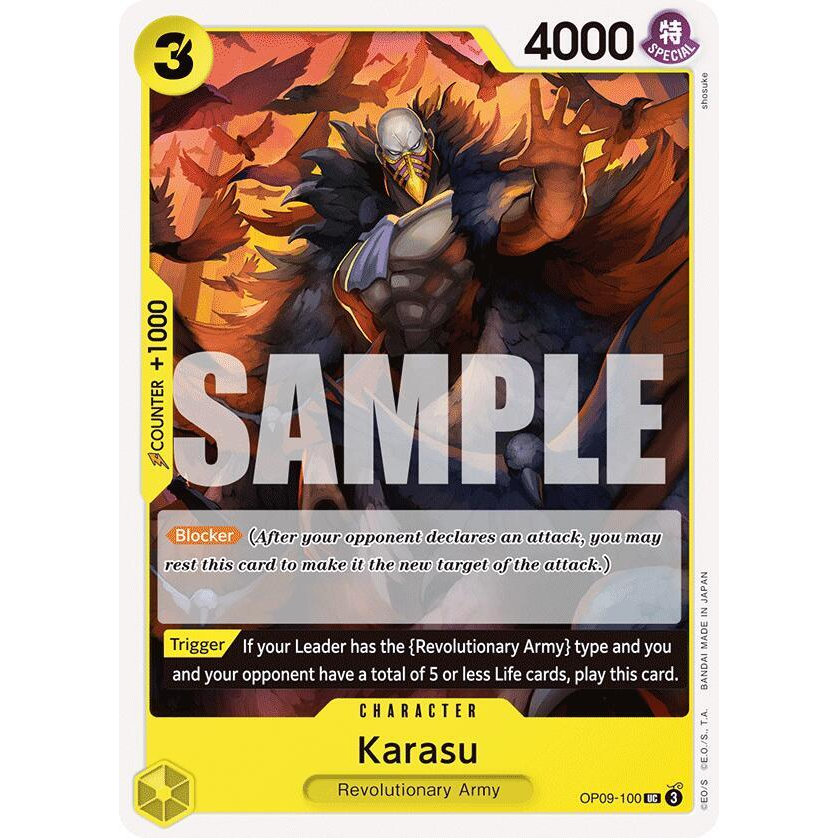 OPCG [OP09-100 UC] Karasu