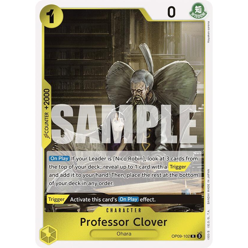 OPCG [OP09-102 R] Professor Clover