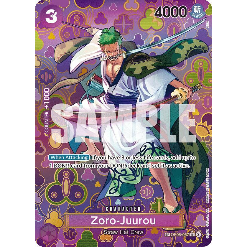OPCG [OP09-OP05-067 R] Zoro-Juurou (SP)