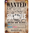 OPCG [OP09-OP05-119 SEC] Monkey.D.Luffy (Wanted Poster)