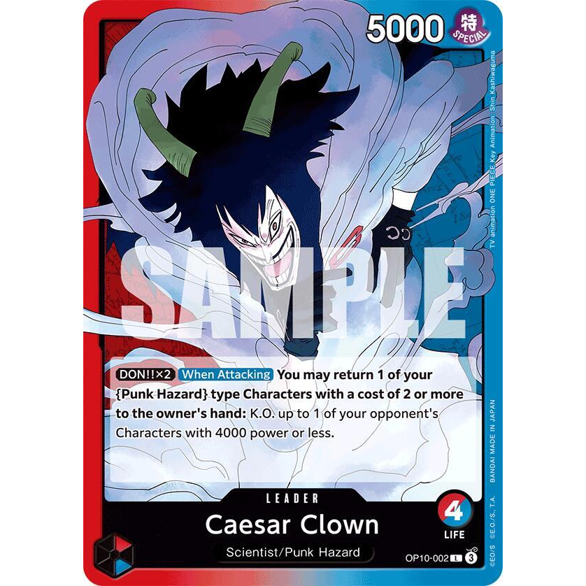 OPCG [OP10-002 L] Caesar Clown