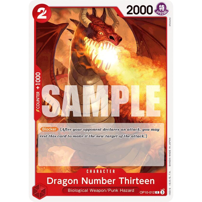 OPCG [OP10-012 C] Dragon Number Thirteen