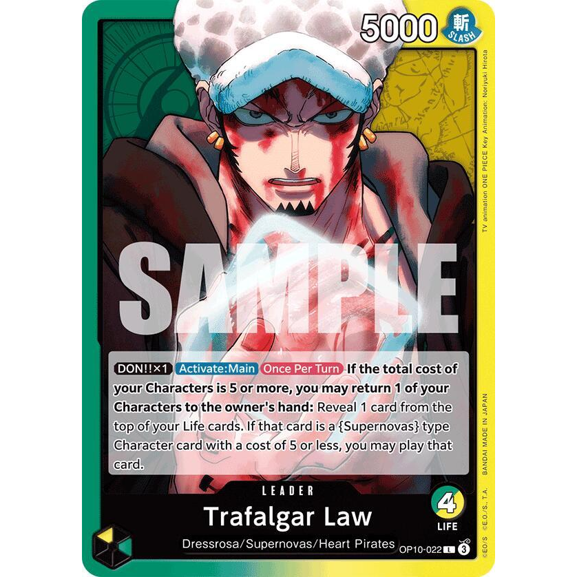 OPCG [OP10-022 L] Trafalgar Law