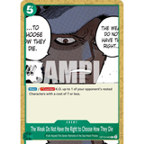 OPCG [OP10-040 C] The Weak Do Not Have the Right to Choose How They Die