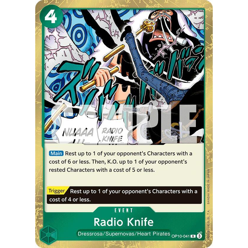 OPCG [OP10-041 R] Radio Knife