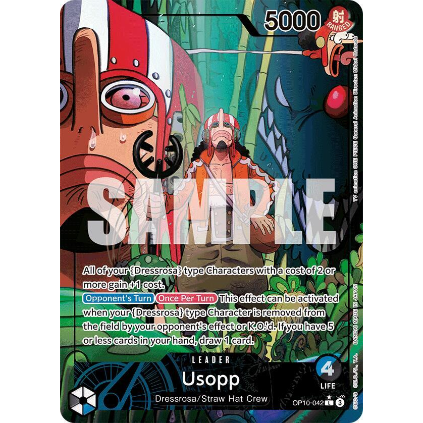 OPCG [OP10-042 L] Usopp (Parallel)