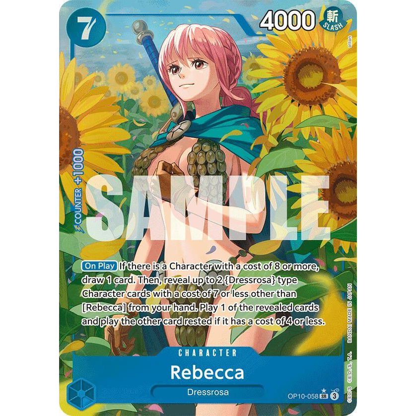 OPCG [OP10-058 SR] Rebecca (Parallel)