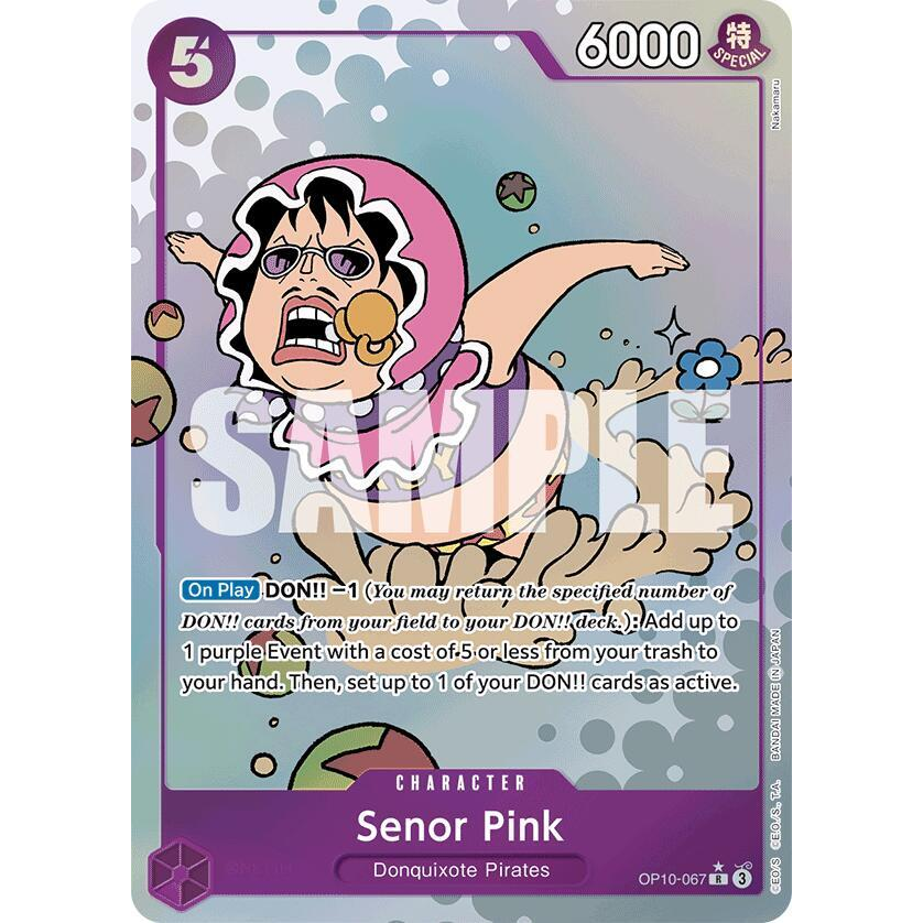 OPCG [OP10-067 R] Senor Pink (Parallel)