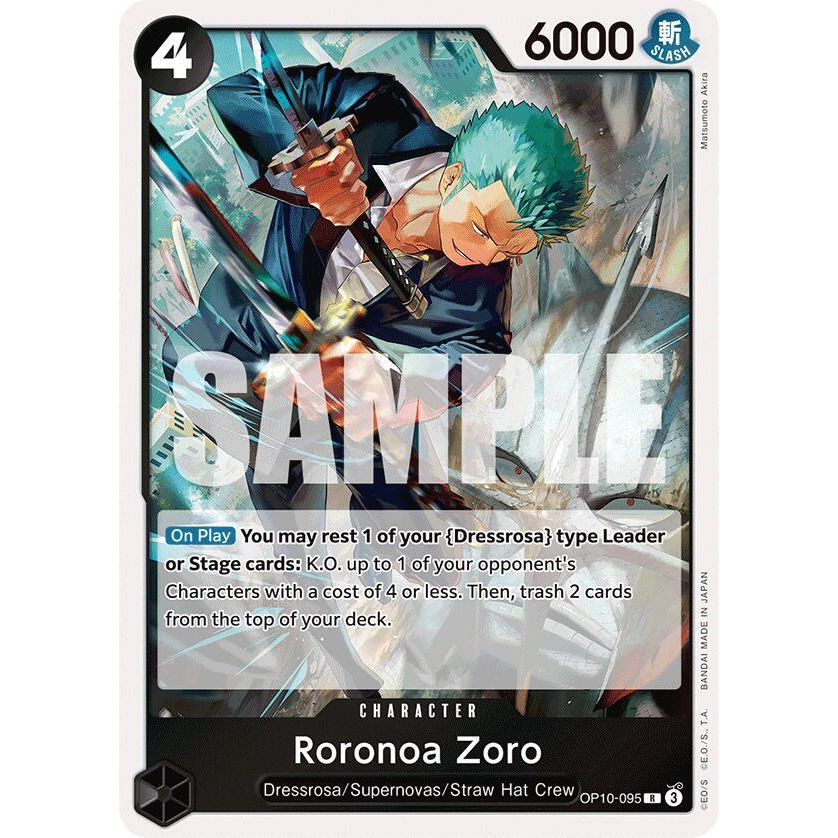 OPCG [OP10-095 R] Roronoa Zoro