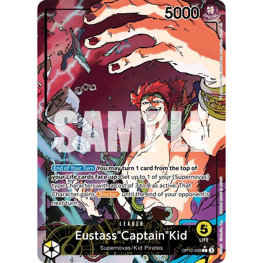OPCG [OP10-099 L] Eustass"Captain"Kid (Parallel)