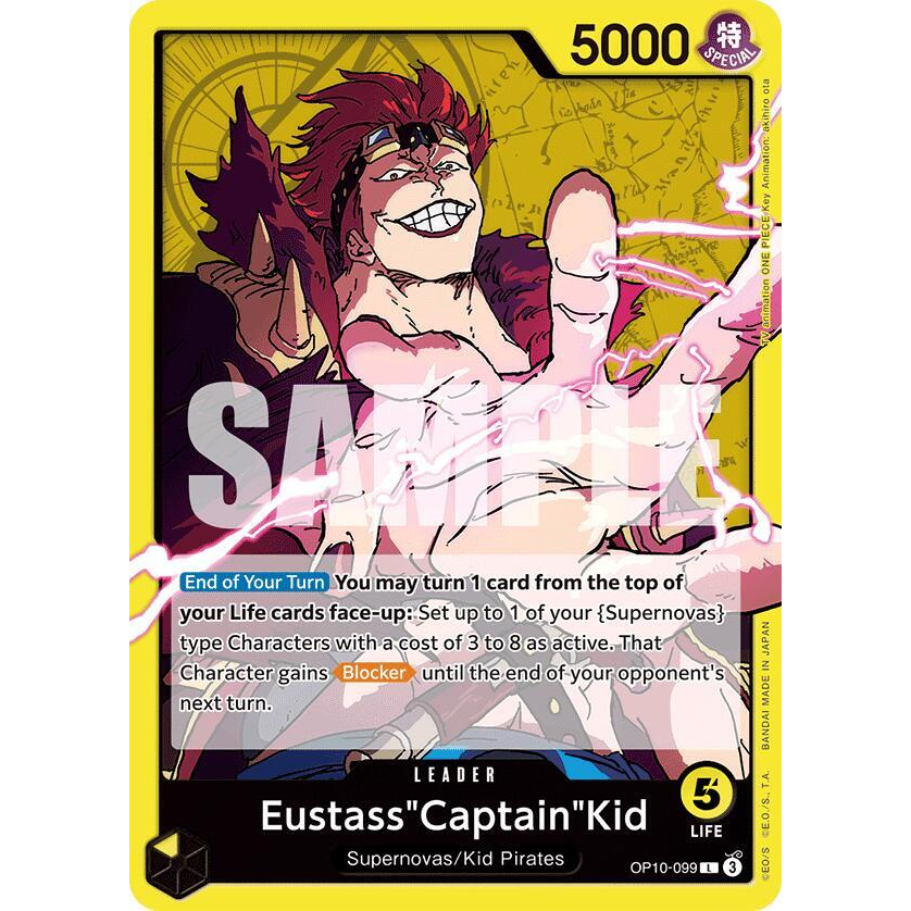 OPCG [OP10-099 L] Eustass"Captain"Kid