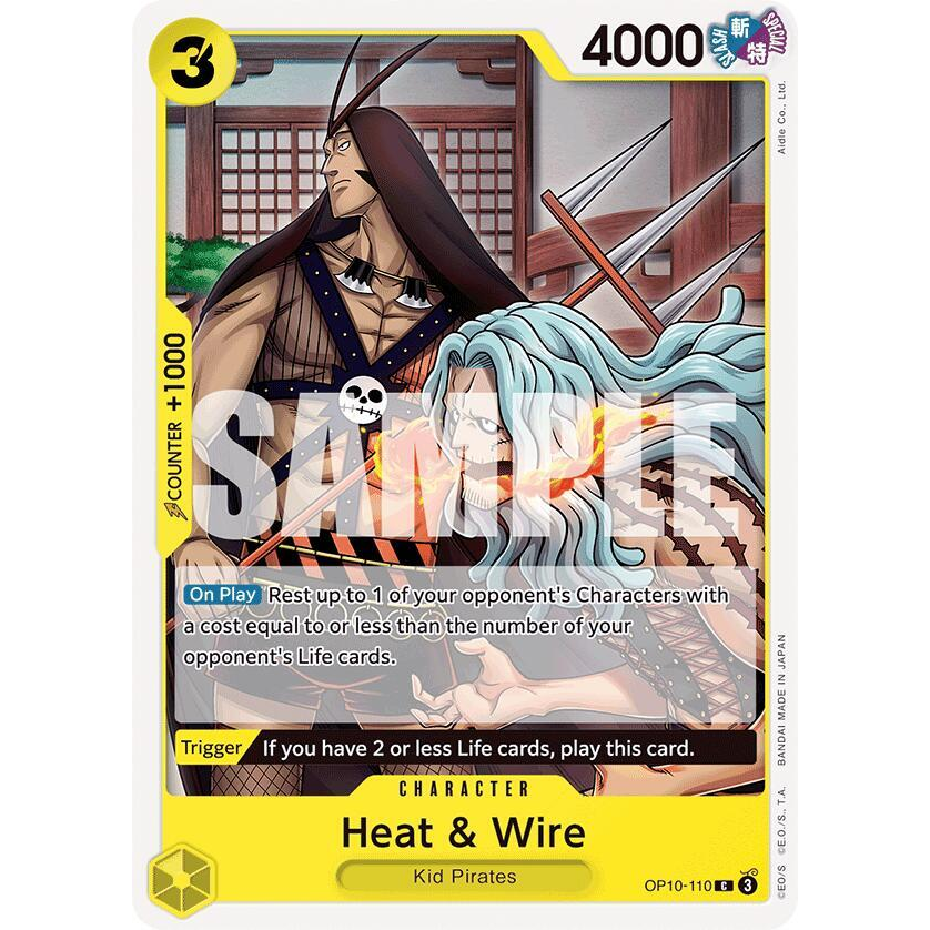 OPCG [OP10-110 C] Heat & Wire