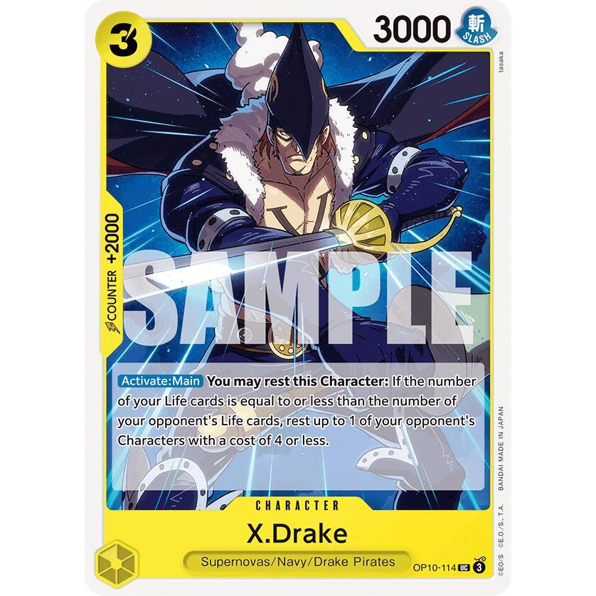 OPCG [OP10-114 UC] X.Drake