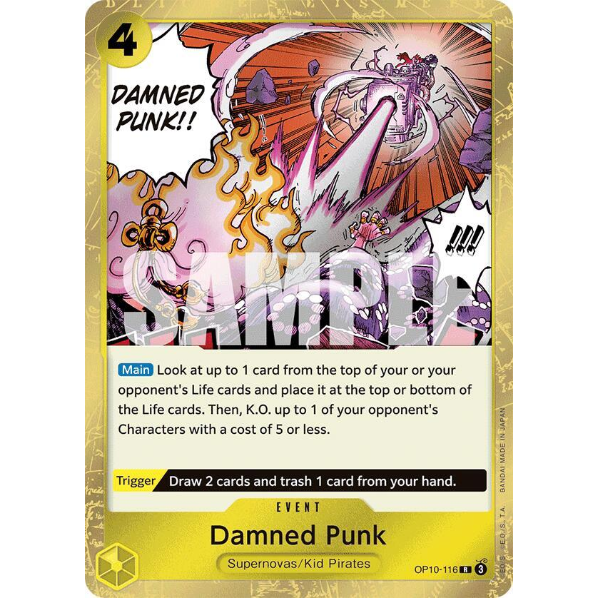 OPCG [OP10-116 R] Damned Punk
