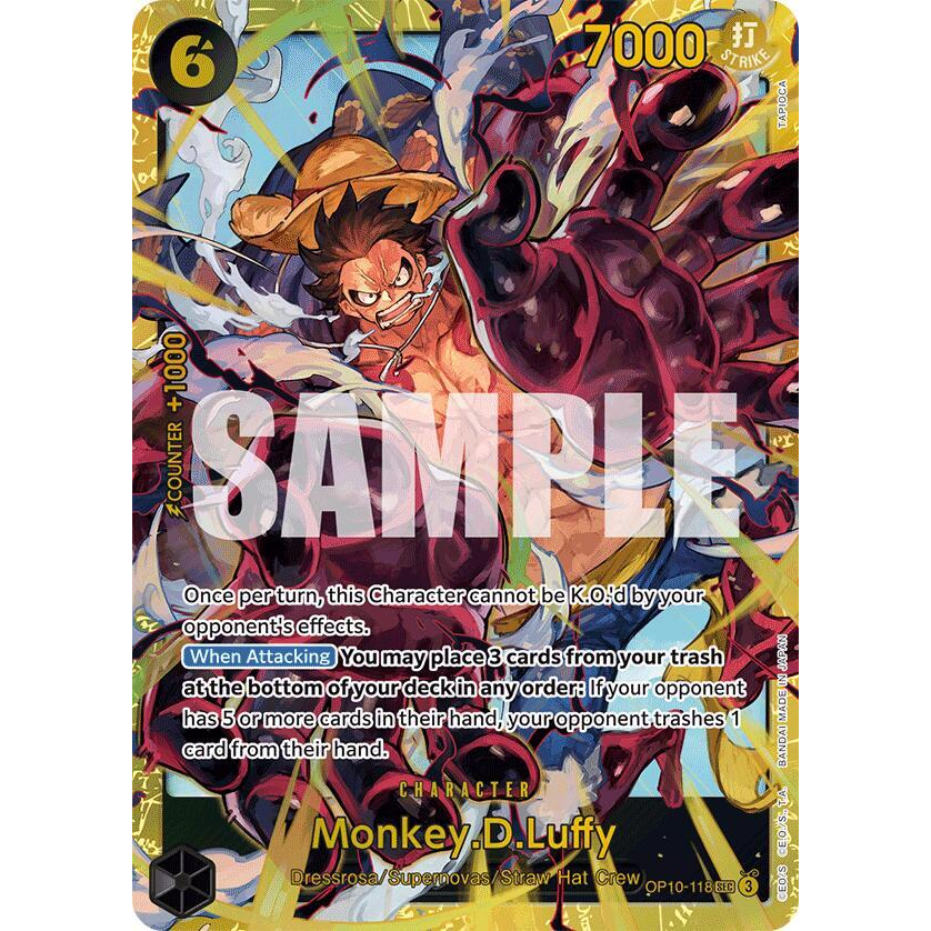 OPCG [OP10-118 SEC] Monkey.D.Luffy