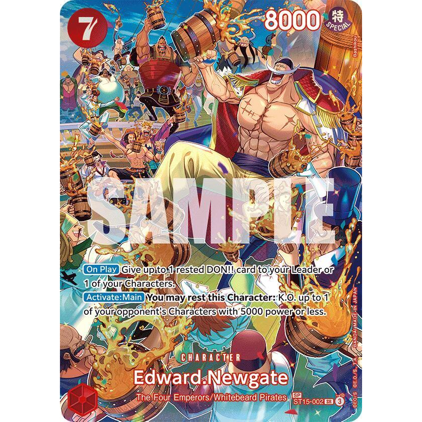 OPCG [OP10-ST15-002 SR] Edward.Newgate (SP)