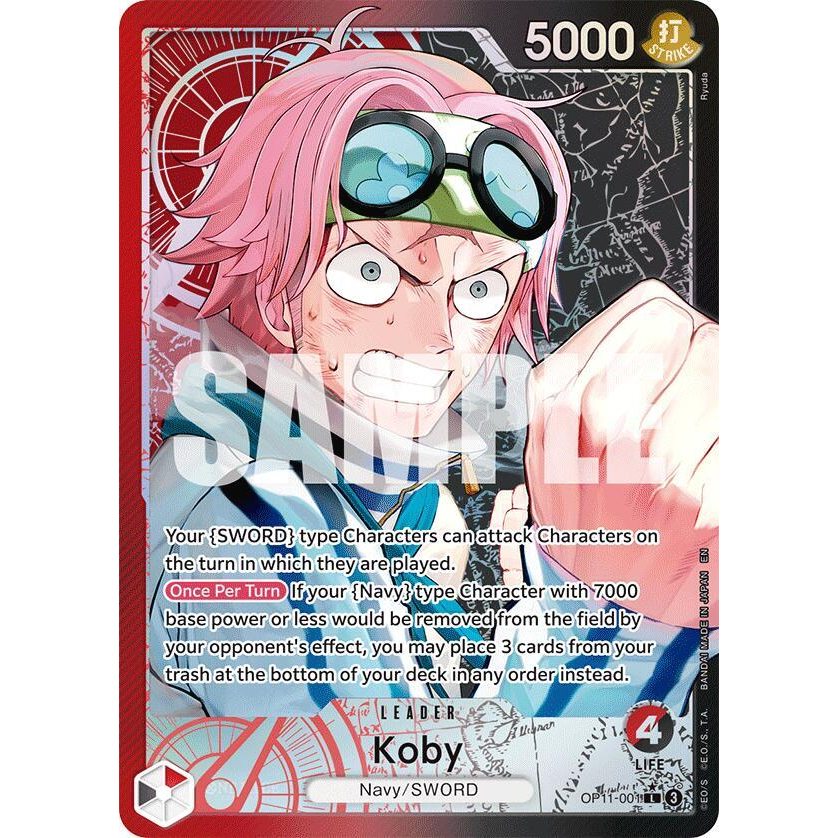 OPCG [OP11-001 L] Koby (Alternate Art)