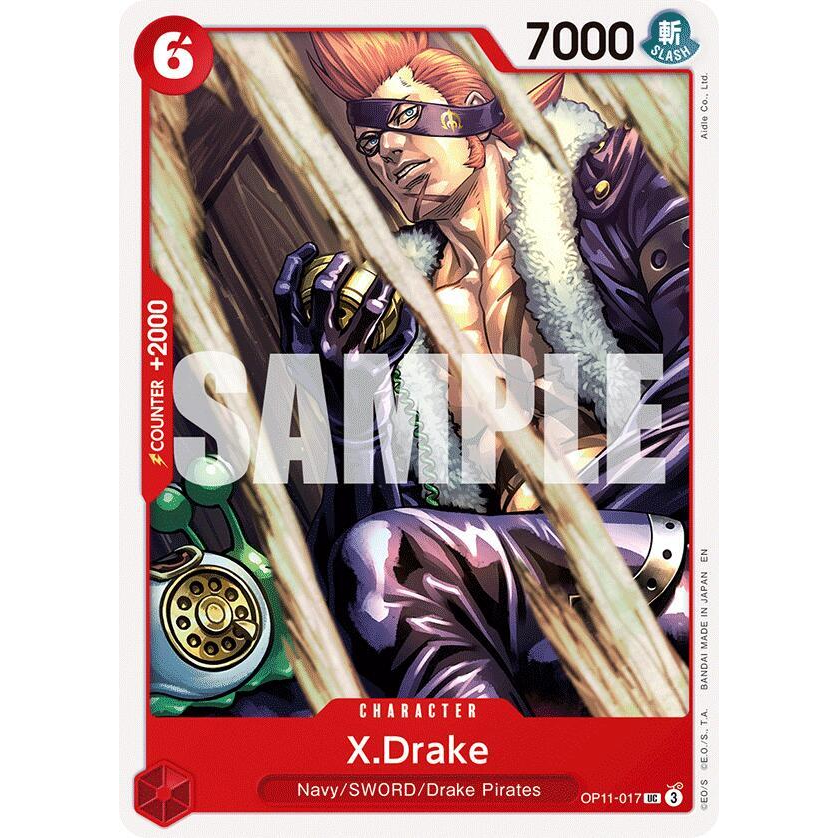 OPCG [OP11-017 UC] X.Drake