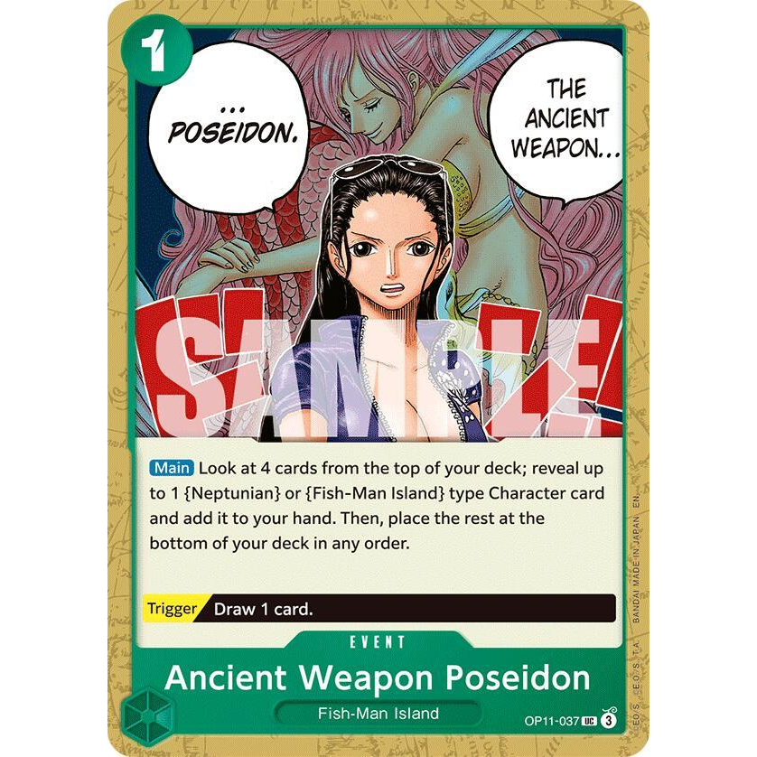 OPCG [OP11-037 UC] Ancient Weapon Poseidon