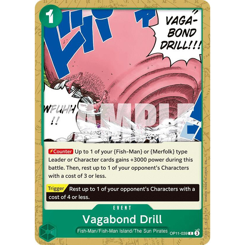 OPCG [OP11-039 C] Vagabond Drill