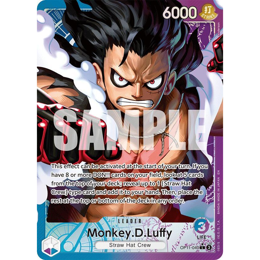 OPCG [OP11-040 L] Monkey.D.Luffy (Alternate Art)