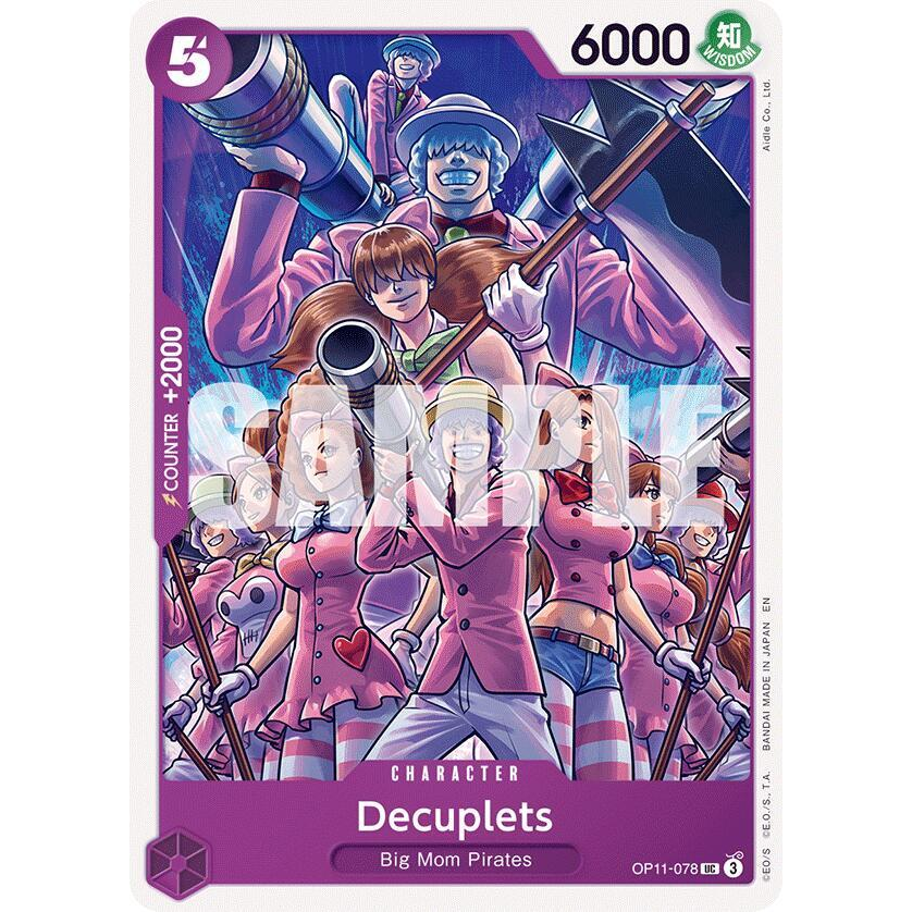 OPCG [OP11-078 UC] Decuplets