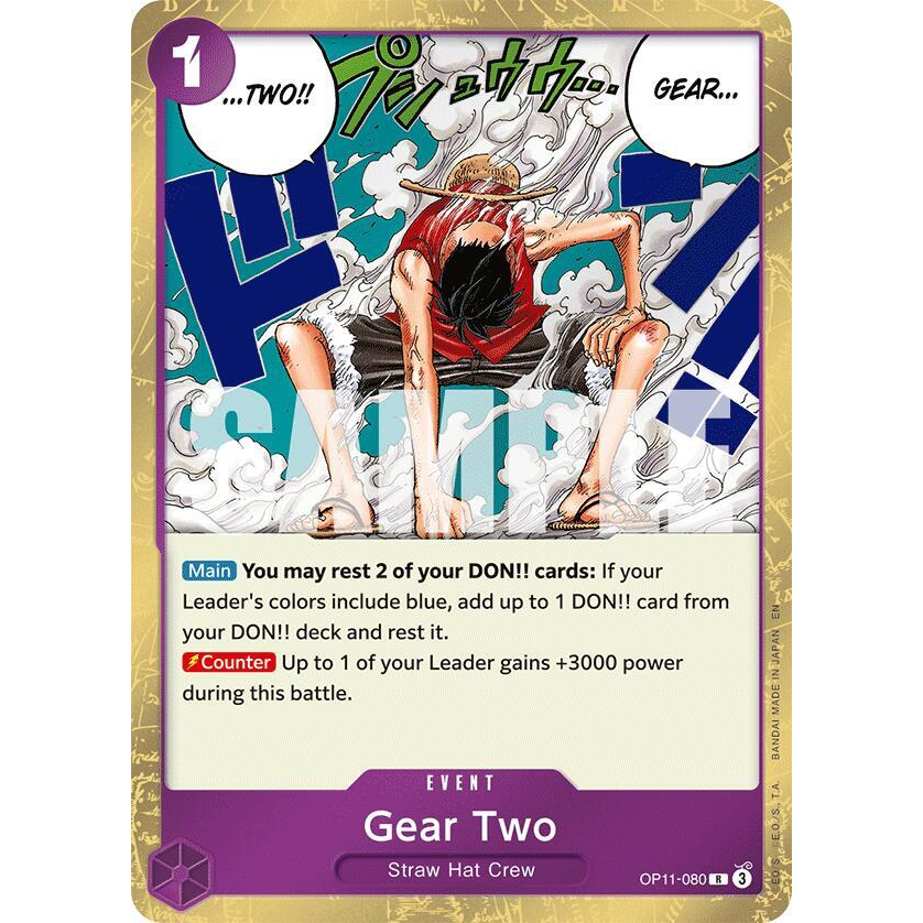 OPCG [OP11-080 R] Gear Two