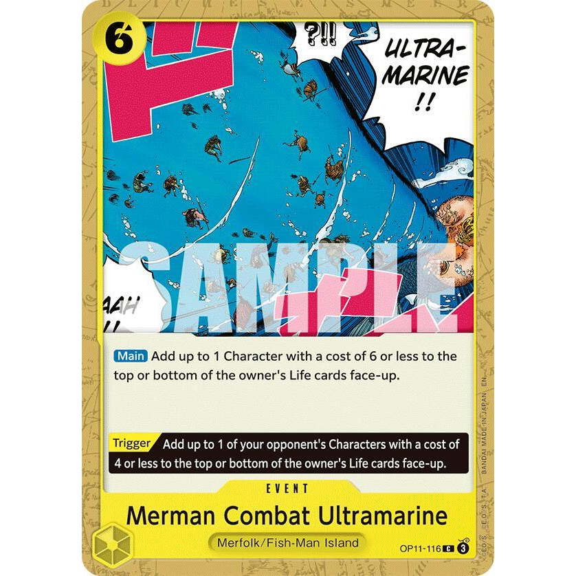 OPCG [OP11-116 C] Merman Combat Ultramarine