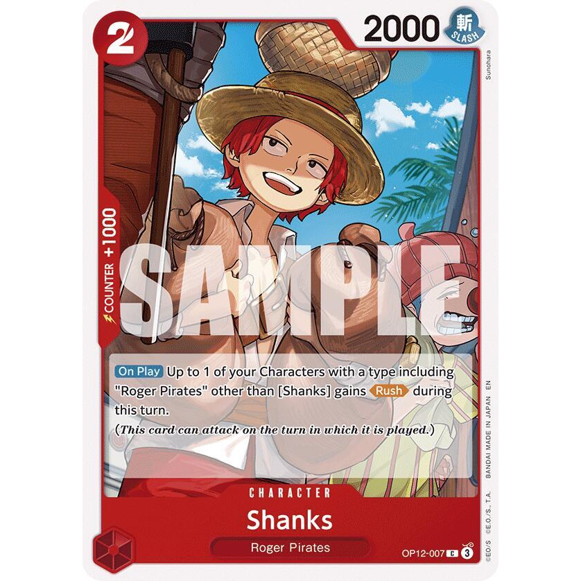 OPCG [OP12-007 C] Shanks