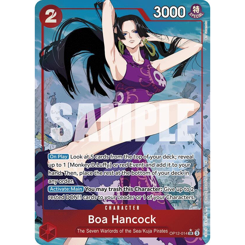 OPCG [OP12-014 SR] Boa Hancock (Alternate Art)