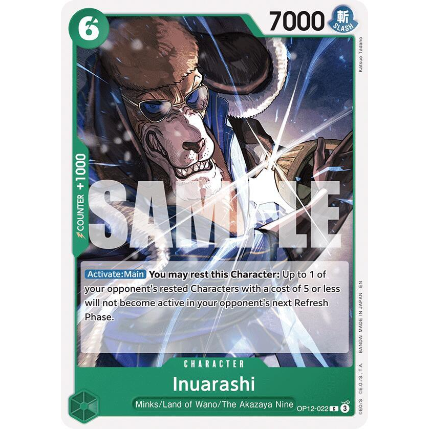 OPCG [OP12-022 C] Inuarashi
