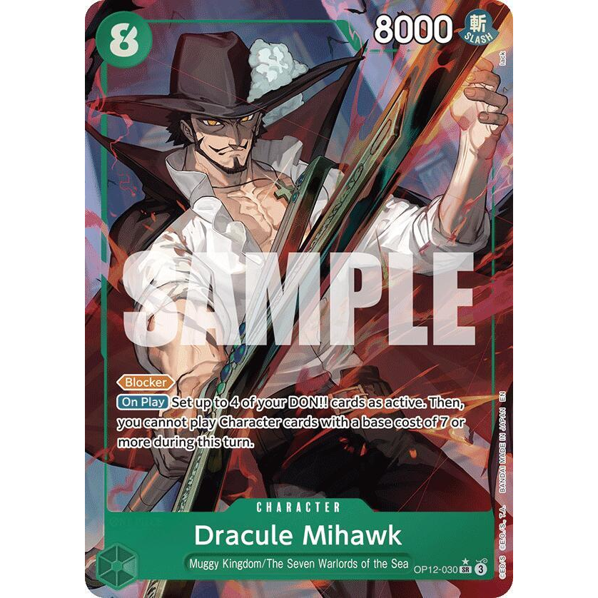 OPCG [OP12-030 SR] Dracule Mihawk (Alternate Art)