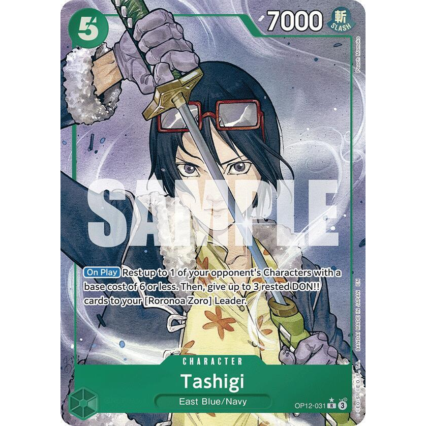 OPCG [OP12-031 R] Tashigi (Alternate Art)