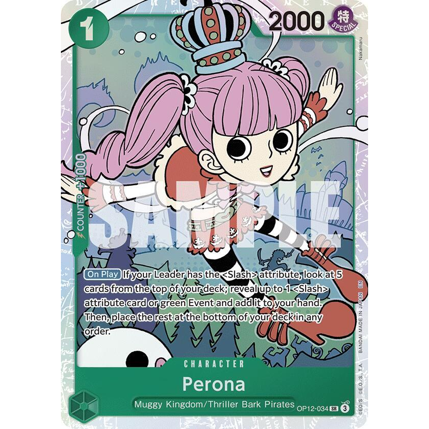 OPCG [OP12-034 SR] Perona