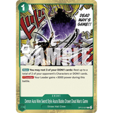 OPCG [OP12-037 R] Demon Aura Nine Sword Style Asura Blades Drawn Dead Man's Game