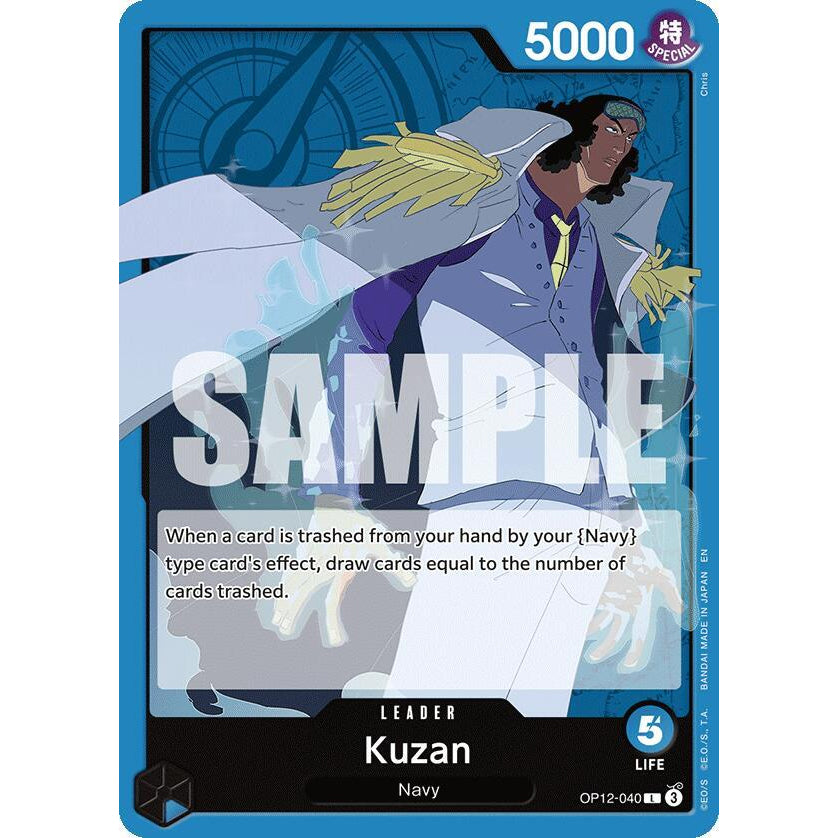 OPCG [OP12-040 L] Kuzan