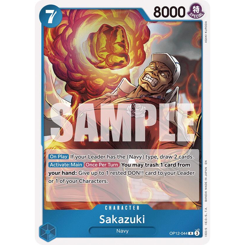 OPCG [OP12-044 R] Sakazuki