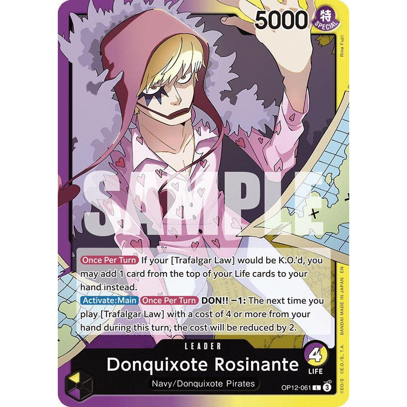 OPCG [OP12-061 L] Donquixote Rosinante