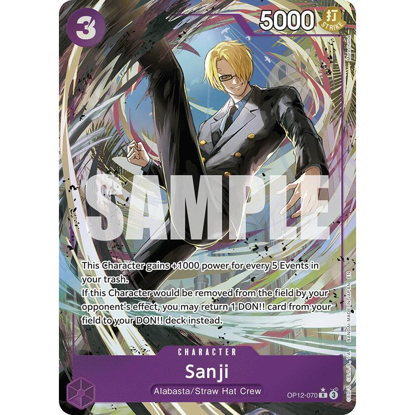 OPCG [OP12-070 R] Sanji (Alternate Art)