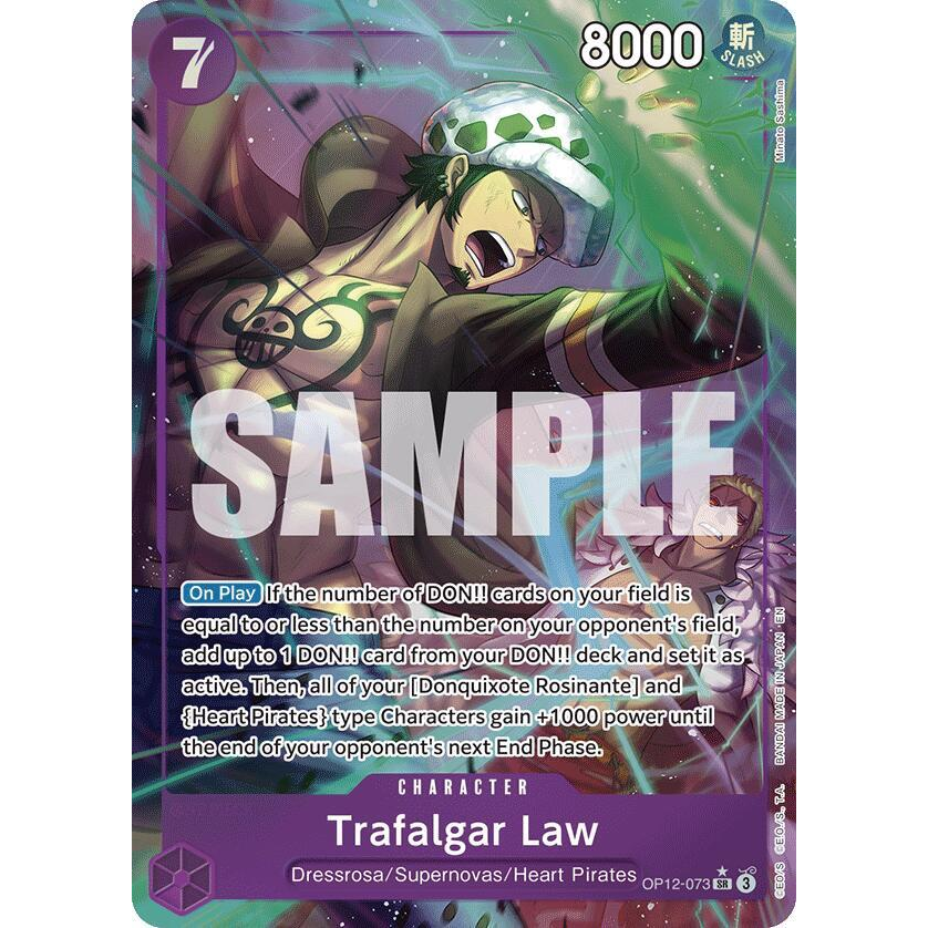 OPCG [OP12-073 SR] Trafalgar Law (Alternate Art)