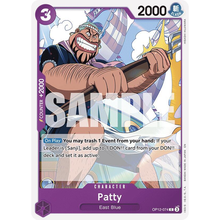 OPCG [OP12-074 C] Patty