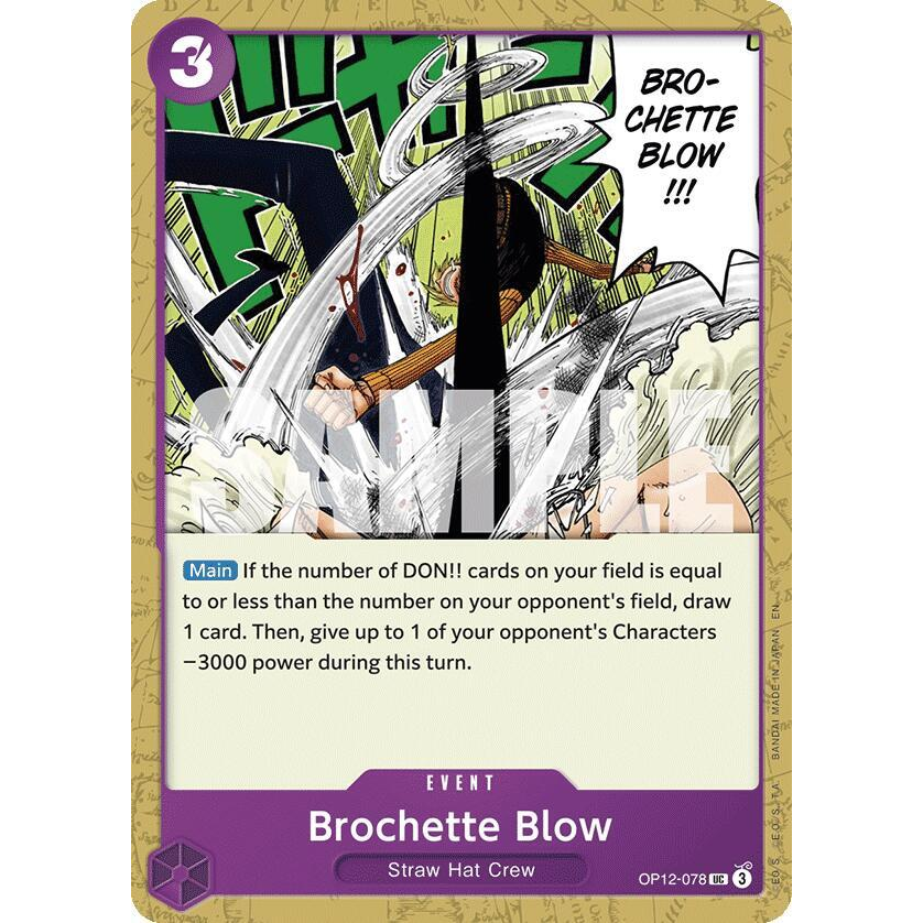 OPCG [OP12-078 UC] Brochette Blow