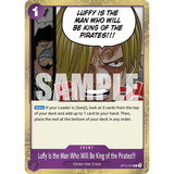 OPCG [OP12-079 R] Luffy Is the Man Who Will Be King of the Pirates!!!