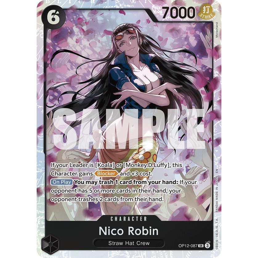 OPCG [OP12-087 SR] Nico Robin